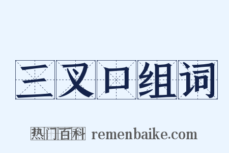 三叉口组词是什么意思的图片